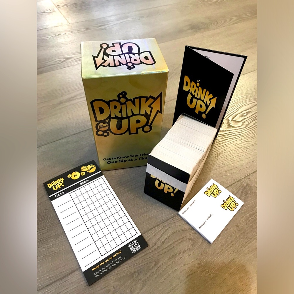 Drink Up! Party Game Set
Get to Know Your Friends, One Sip at A Time